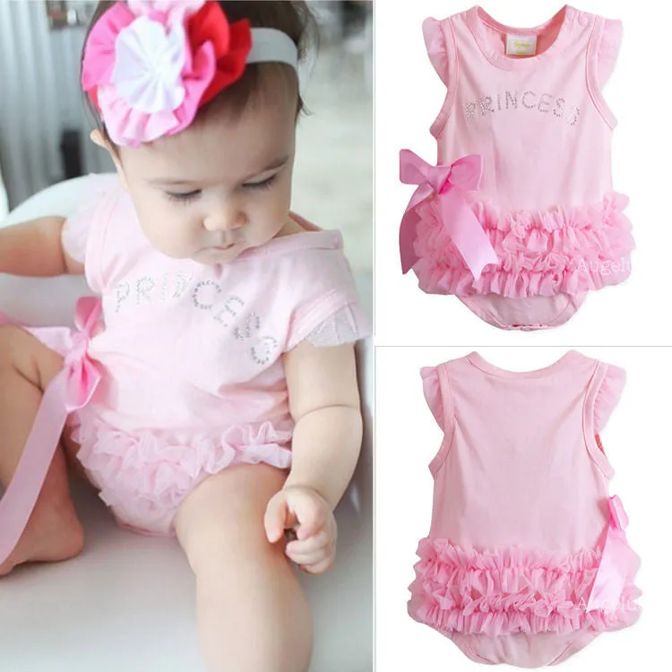 Baby Girls Princess Cotton Bodysuit