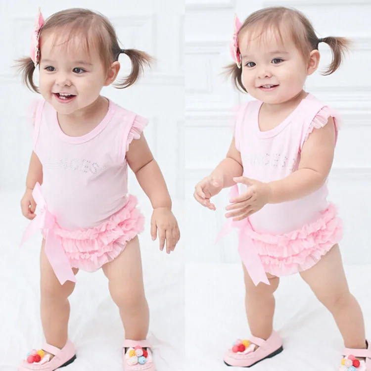 Baby Girls Princess Cotton Bodysuit