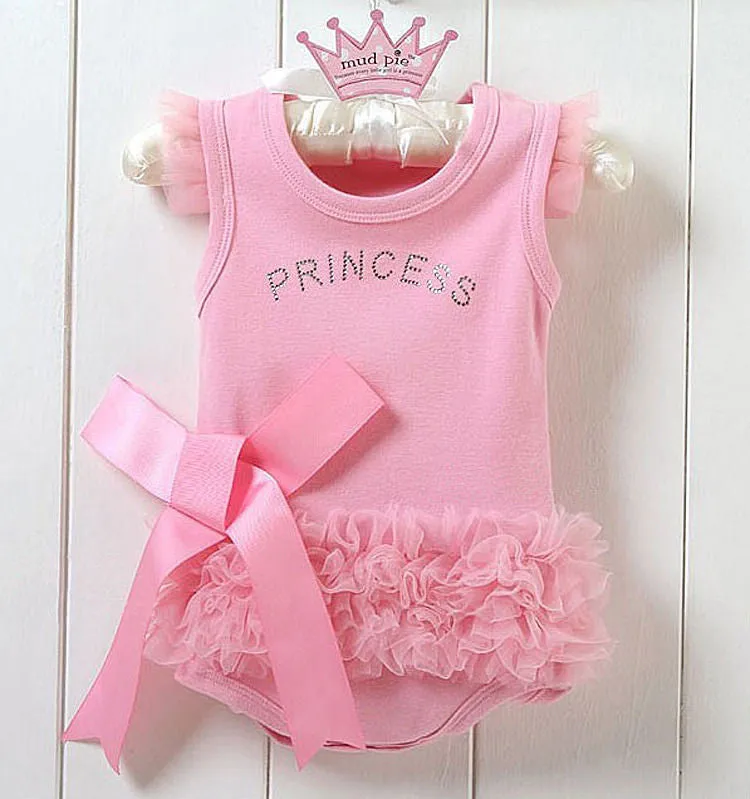 Baby Girls Princess Cotton Bodysuit