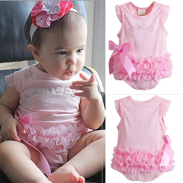 Baby Girls Princess Cotton Bodysuit