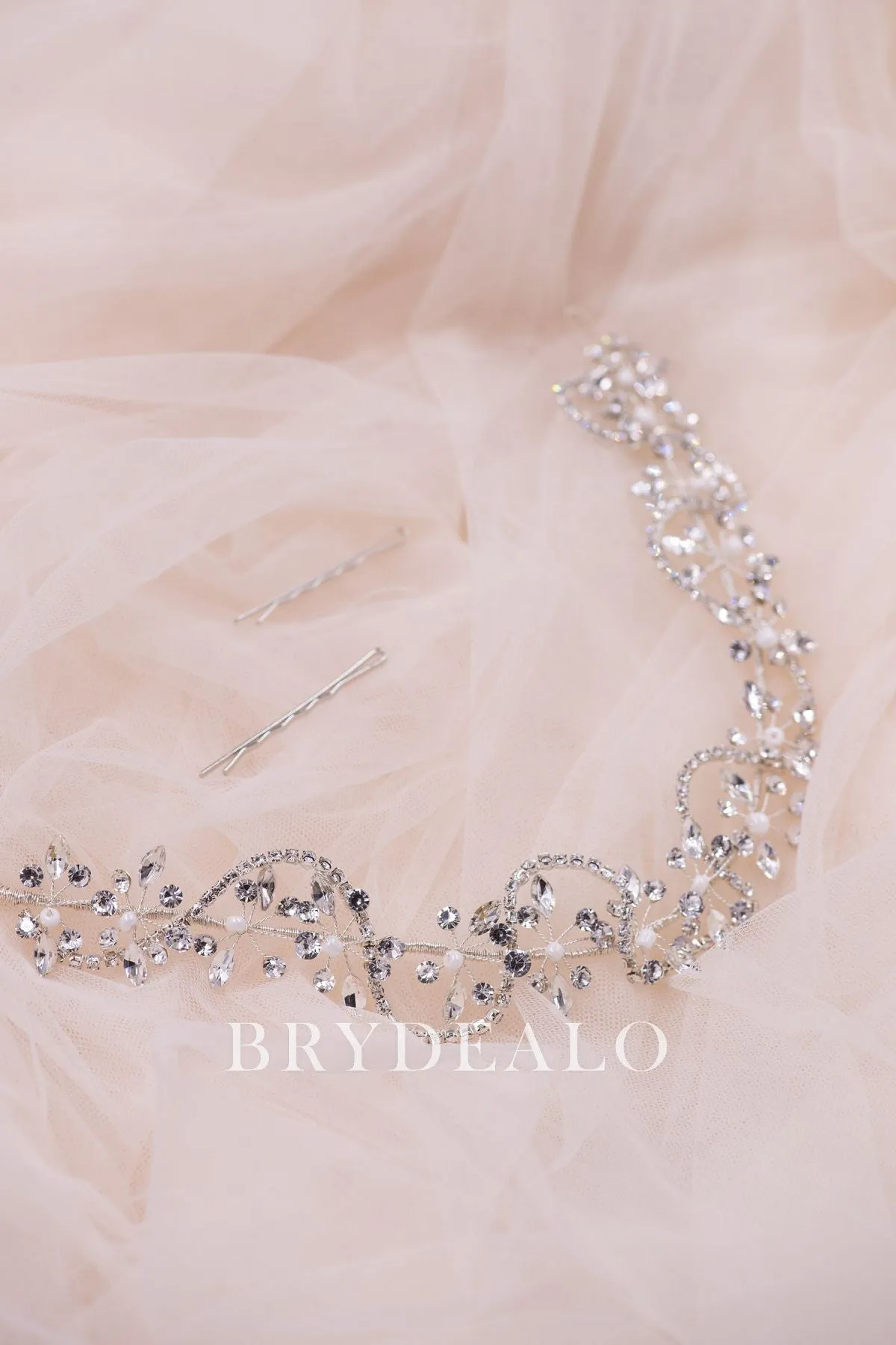 Glamorous Axial Symmetrical Rhinestones Headband