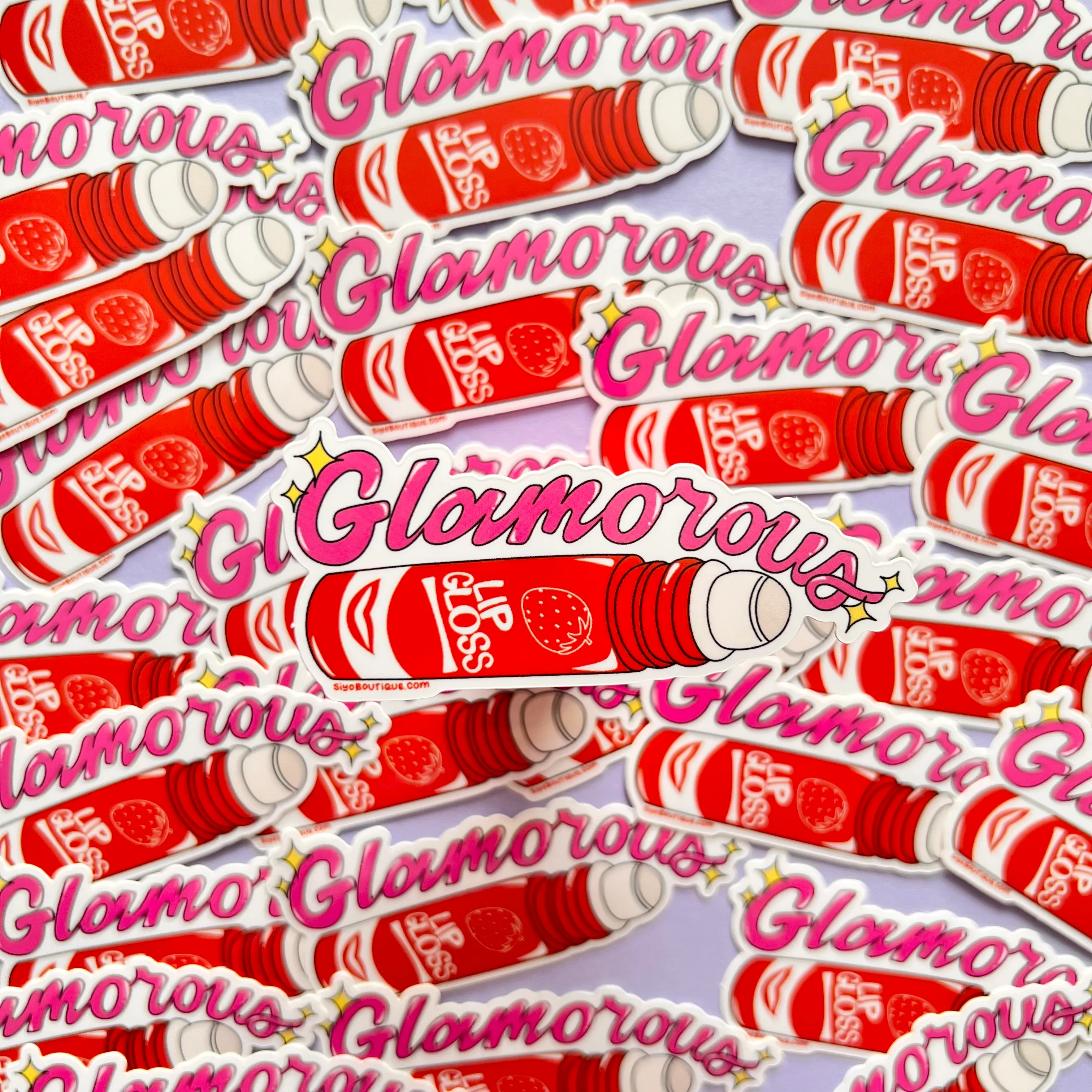 Glamorous Lipgloss Vinyl Sticker