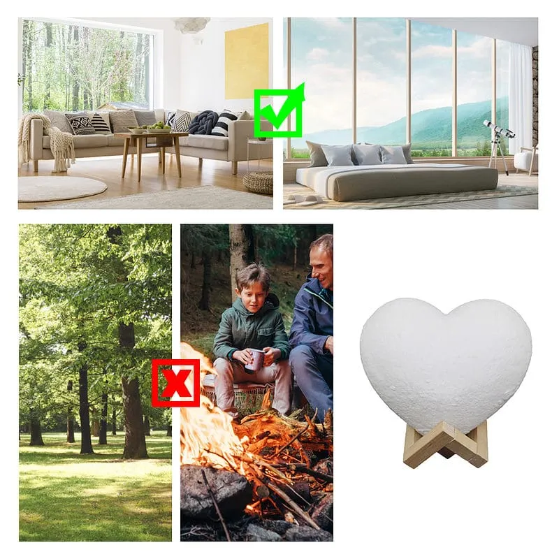 Glowing Heart Light