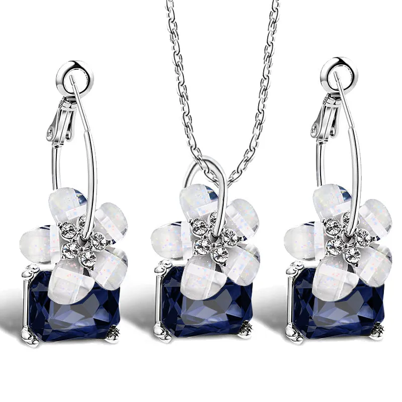 Romantic Flower Jewelry Set