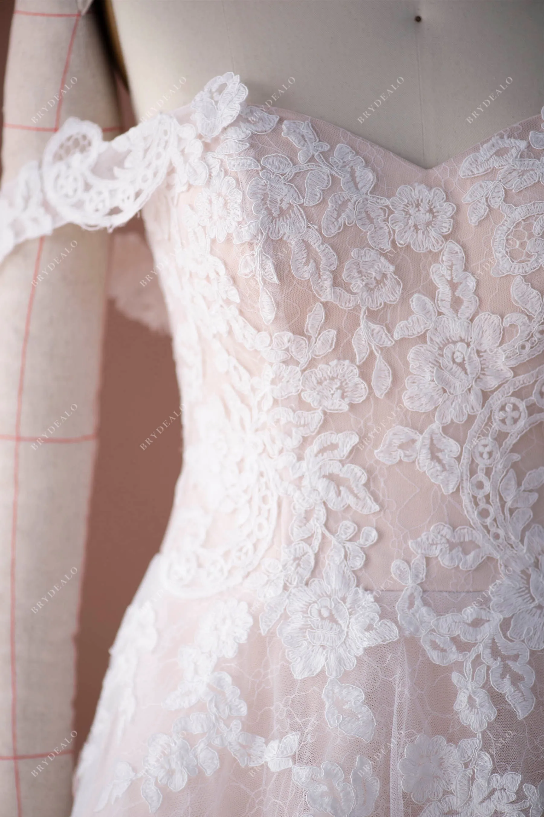 Romantic Lace Ballgown Wedding Dress