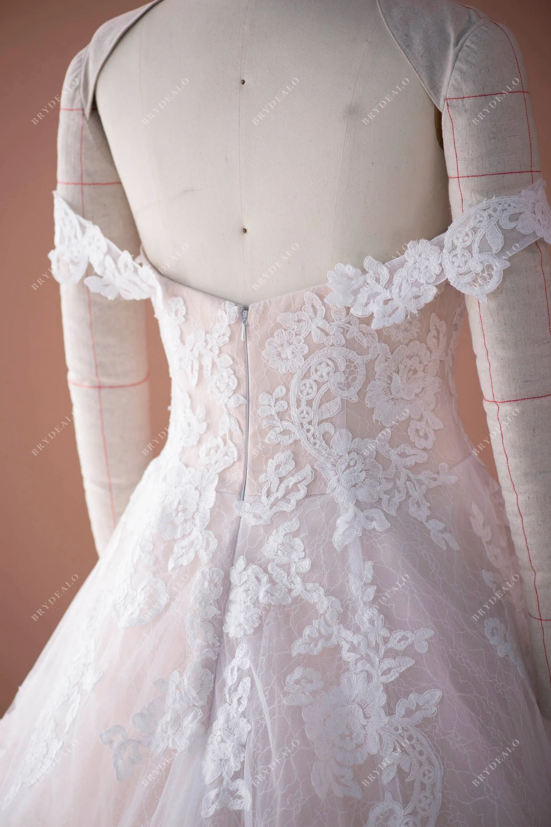 Romantic Lace Ballgown Wedding Dress