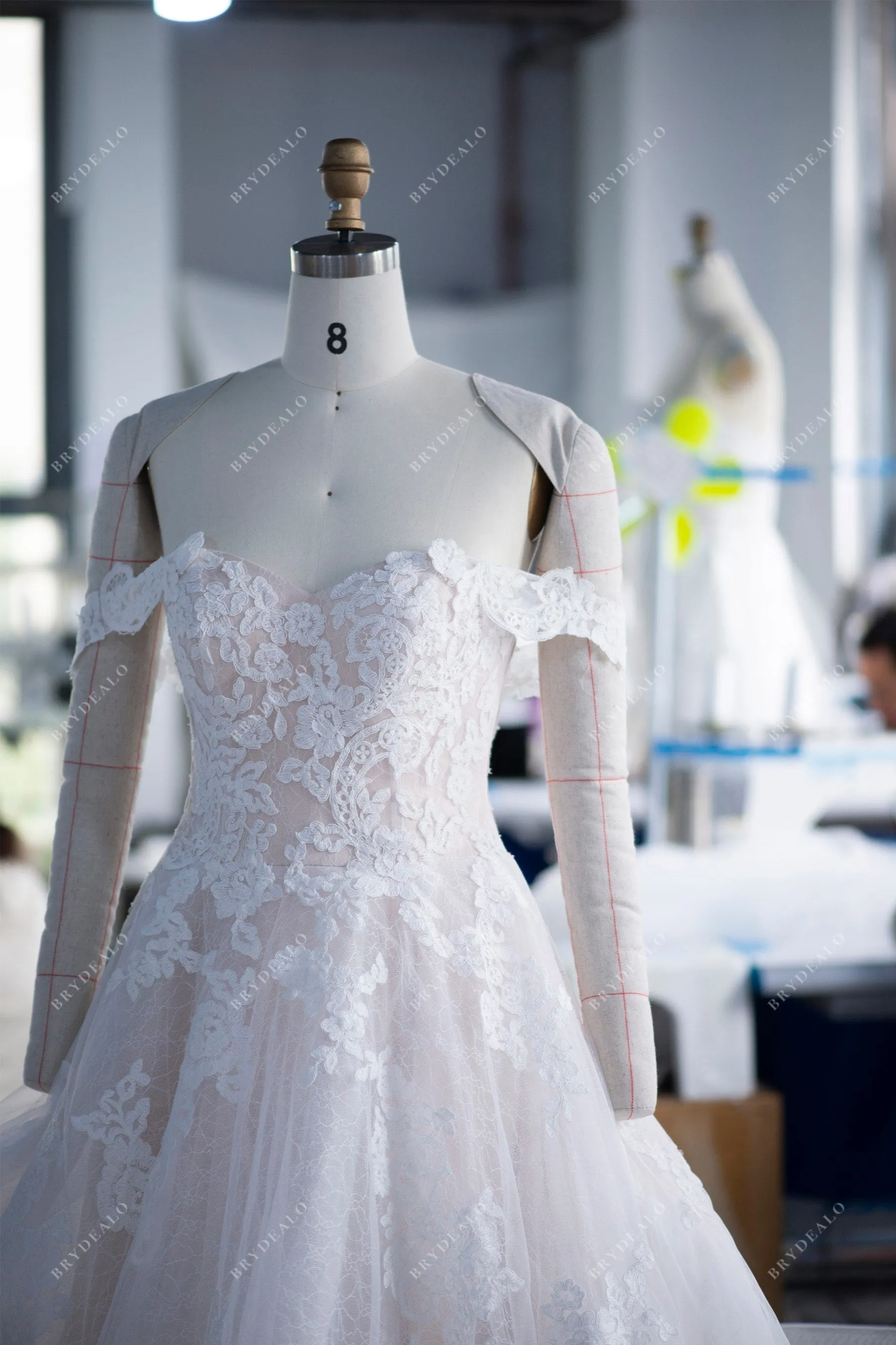 Romantic Lace Ballgown Wedding Dress