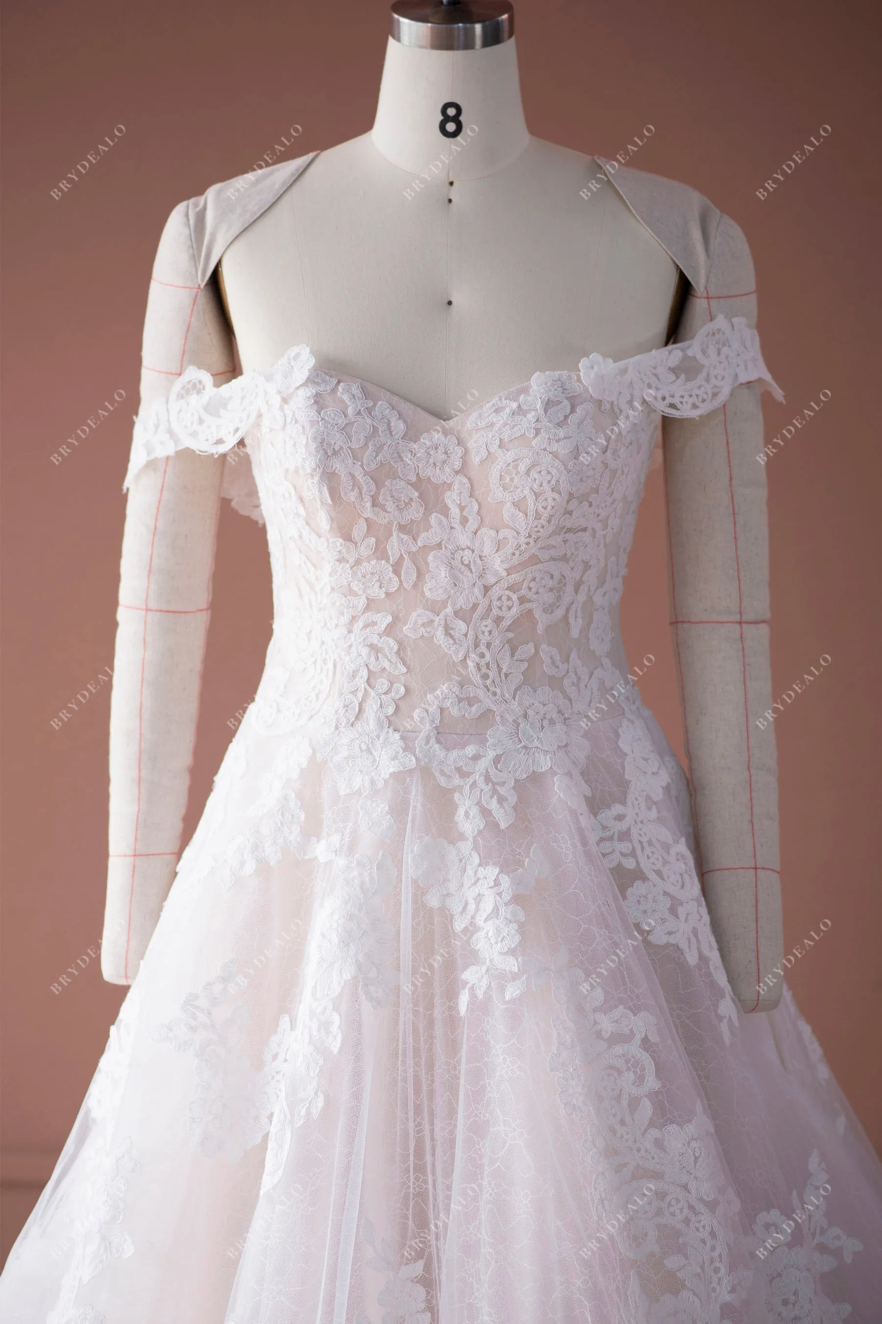 Romantic Lace Ballgown Wedding Dress