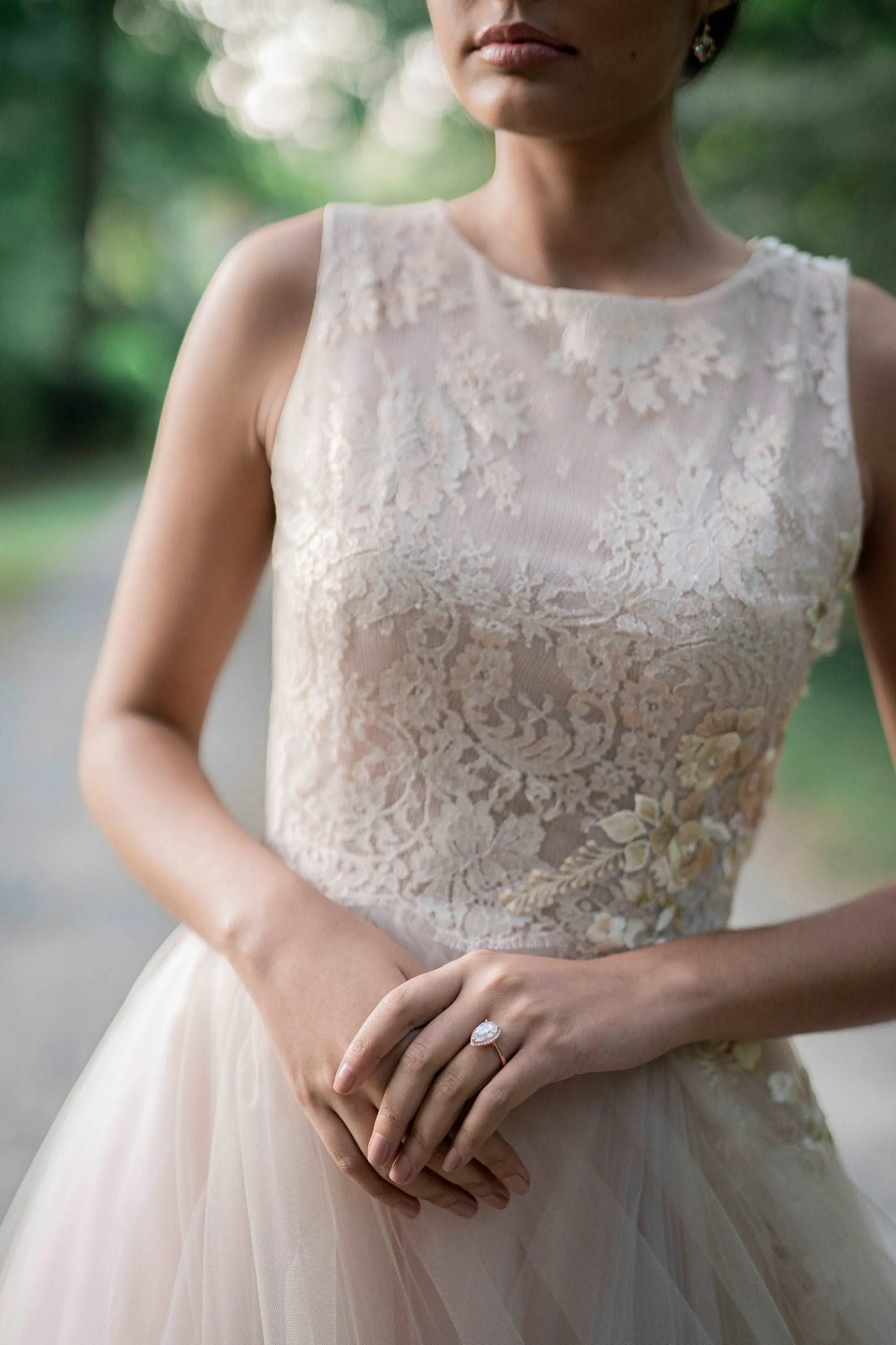ROSE Romantic Blush Wedding Dress
