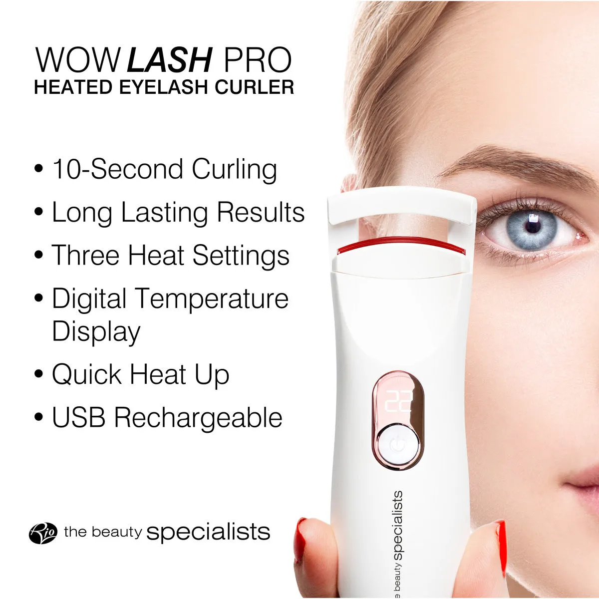 WOW LASH PRO Heated Eyelash Curler