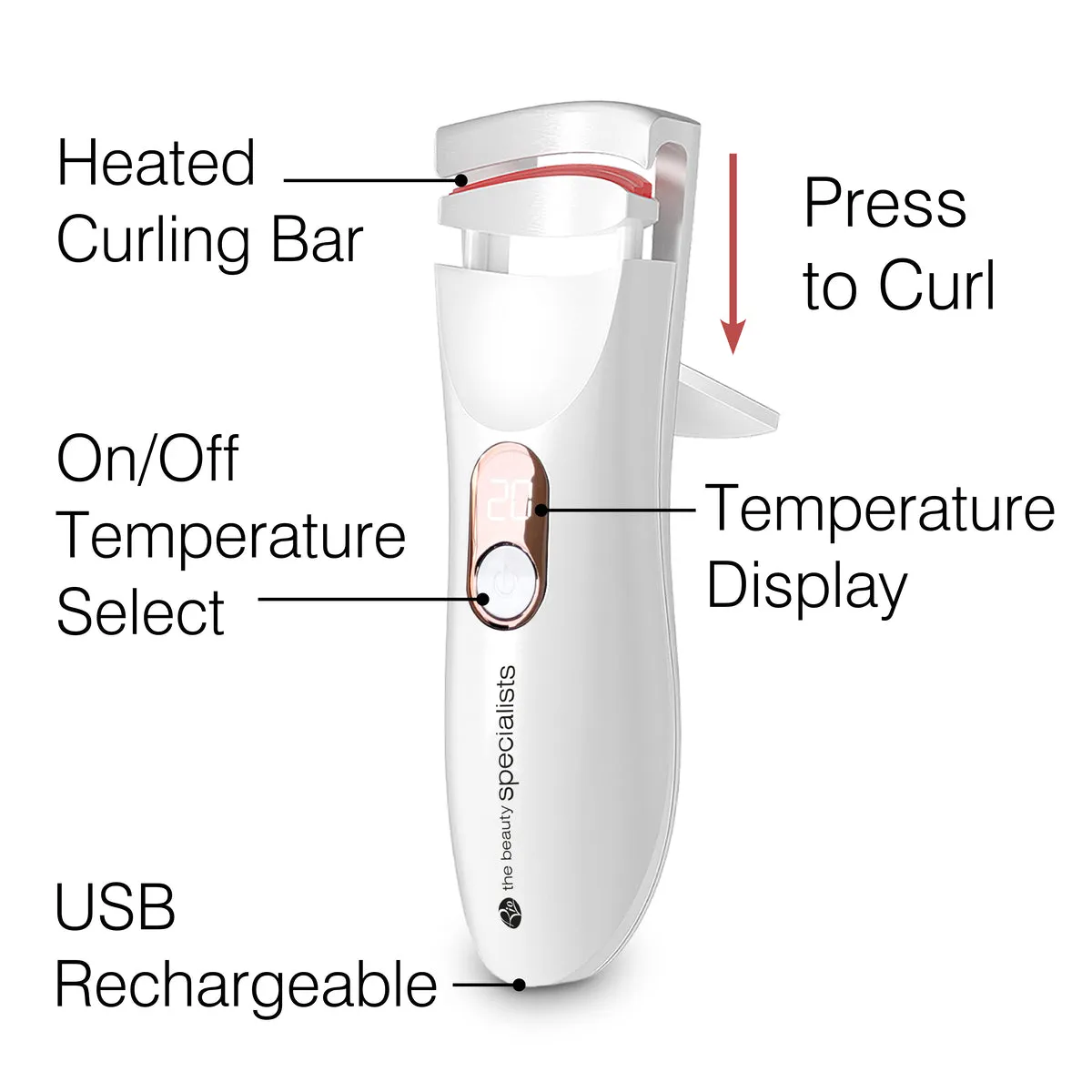 WOW LASH PRO Heated Eyelash Curler
